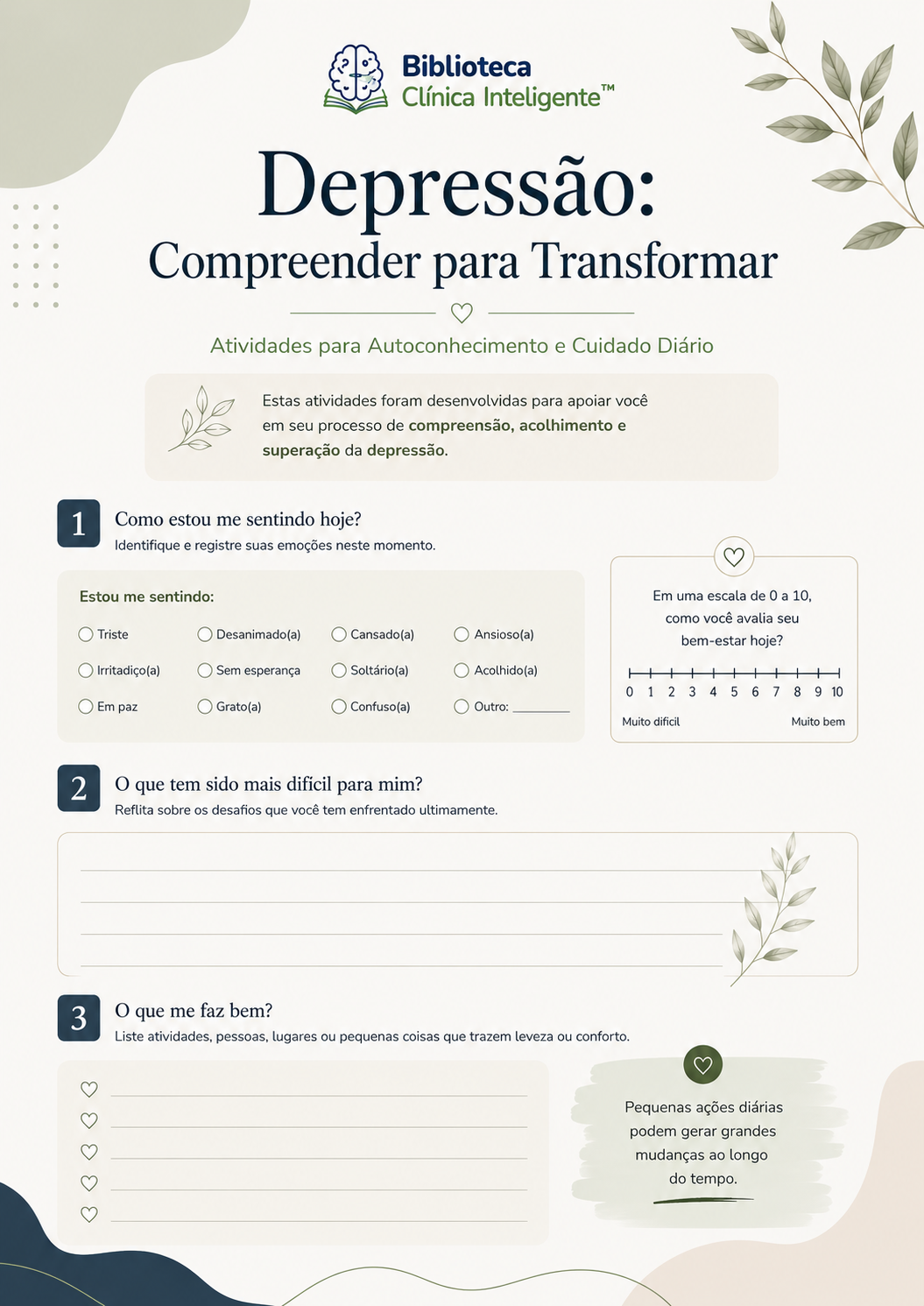 Escalas e Checklist